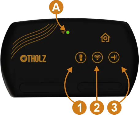 Teclas del sistema SmartLux Tholz para control de iluminación de piscinas.