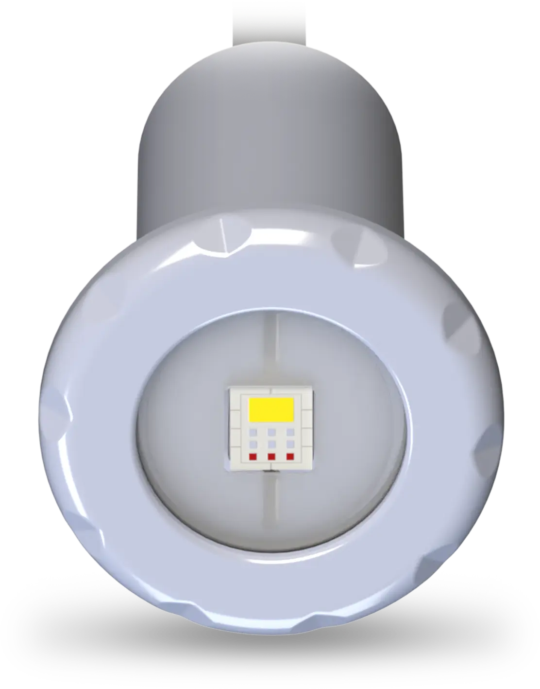 Tholz Model T RGBW LED pool light in perspective view